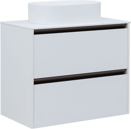 Тумба под раковину Allen Brau Activity 80 1.34012.WM белый матовый/олива браш, артикул 1.34012.WM