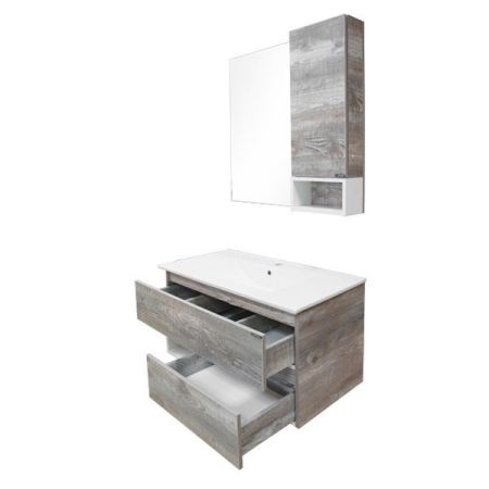 Тумба с раковиной Comforty Турин 75 4144200 Дуб бежевый, артикул 4144200