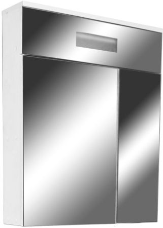 Зеркальный шкаф Orange Таис 60 с подсветкой Белый