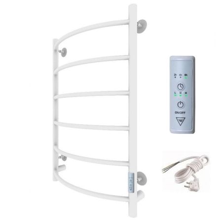 Полотенцесушитель электрический (лесенка) Тругор Пэк сп 5 80х50 см, белый, артикул Пэк сп 5/8050 белый ВГП