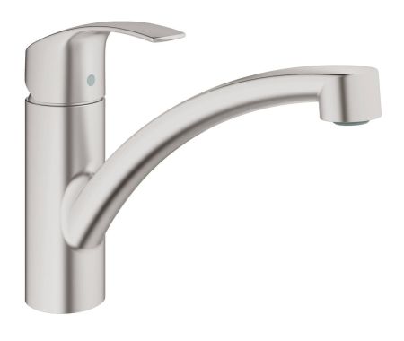 Смеситель для кухни GROHE Eurosmart с низким изливом, суперсталь (33281DC2), артикул 33281DC2