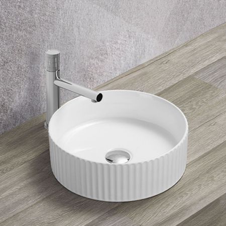 Раковина керамическая Vincea VBS-501, 360*360*115, накладная, цвет белый, артикул VBS-501