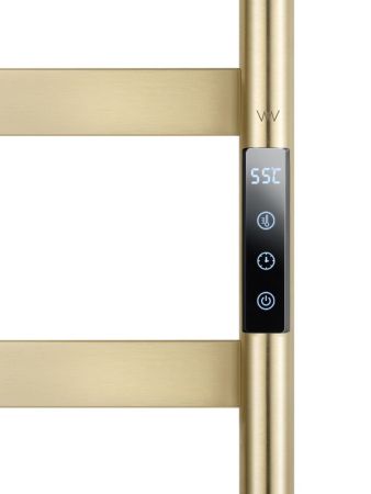 Полотенцесушитель электрический WONZON & WOGHAND DÜSSELDORF, Брашированное золото (WW-A204-BG)