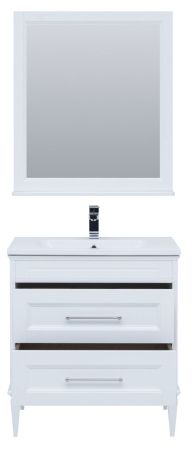 Мебель для ванной Aquanet Бостон М 80 белый( лит. мрамор), артикул 00259387