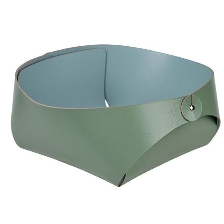 ADJ Корзинка Flora, 20x20xH9 см., цвет: эвкалипт/небесный, артикул 0040.60/50