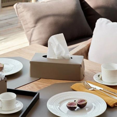 ADJ Салфетница Kleenex, 23x12xH7,5 см., цвет: капучино/шоколад, артикул 0016.04/06