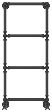 Полотенцесушитель водяной "Ренессанс 1304" 960х400 (МУАР Темный Титан), артикул 15-0280-9640