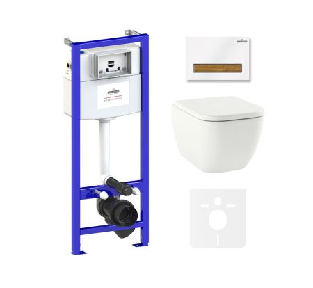 Комплект 6 в 1 Lavinia Boho One Rimless 75110108, премиум с пластиковой клавишей, артикул 75110108