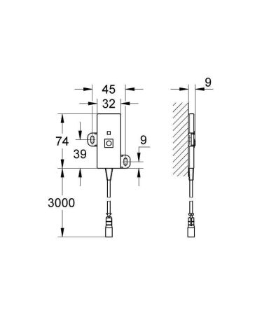 Усилитель сигнала для электронных смесителей GROHE F-digital (36356000), артикул 36356000