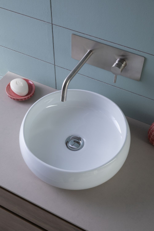 Раковина накладная Aquanet Round-1 36