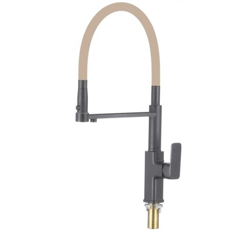 Смеситель для кухни с подключением к фильтру Savol S-L1808Q-12, графит, артикул S-L1808Q-12