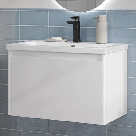 Тумба под раковину подвесная Velvex Klaufs tp.KLA.COM.70.1Y, 70 см, артикул tp.KLA.COM.70.1Y