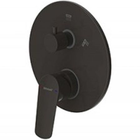 Смеситель для душа Bravat Rhein PB8429564BW-3-ENG Черный матовый, артикул PB8429564BW-3-ENG