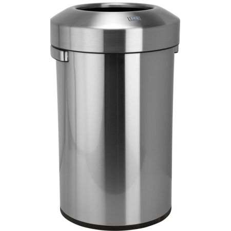 HOTEL Открытый мусорный бак 90 L, нержавеющая сталь, матовый, артикул 137115215