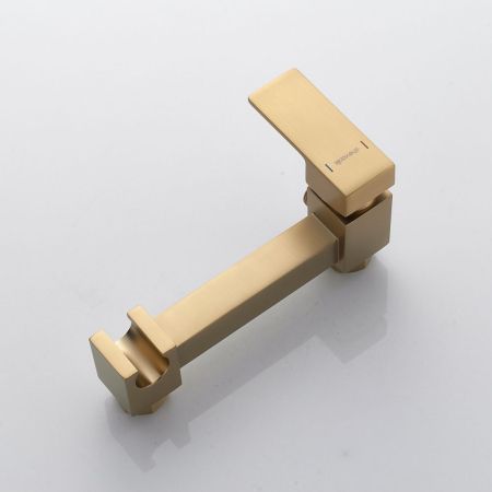 Гигиенический душ со смесителем Shevanik S137G, золотой сатин