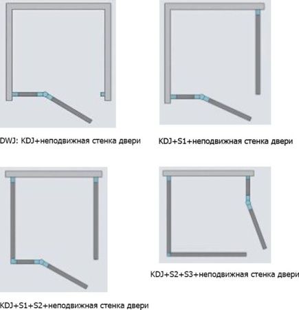 Душевая дверь Radaway Euphoria KDJ 90 100 L фурнитура Хром стекло прозрачное Душевая дверь Radaway Euphoria KDJ 90 100 L фурнитура Хром стекло прозрачное