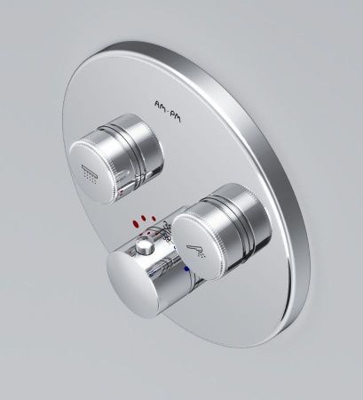 F50A85700 Inspire V2.0, TouchReel смеситель для 2 потребителей с термостатом, монтируемый в стену, х F50A85700 Inspire V2.0, TouchReel смеситель для 2 потребителей с термостатом, монтируемый в стену, х