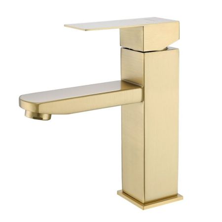 Смеситель для раковины Prohanss P30.10.03, золотой сатин, артикул P30.10.03