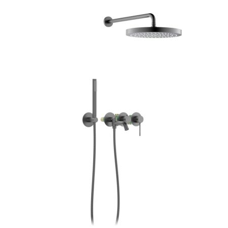 Душевая система встроенная Timo Saona черное золото (SX-2348/18SM), артикул SX-2348/18SM