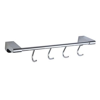 Планка с крючками Savol S-007374, хром