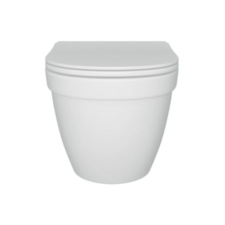 Унитаз подвесной Maretti Vittorio с микролифтом, VI10PZM24-844, белый, артикул VI10PZM24-844