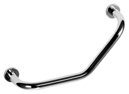 Поручень угловой Nofer Brass 16354.B хром, глянцевый, артикул 16354.B