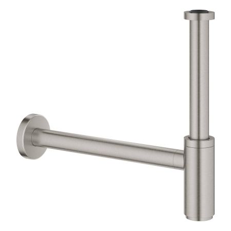 Сифон для раковины GROHE 1 1/4 из латуни, суперсталь (28912DC0)", артикул 28912DC0