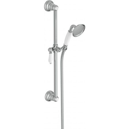 E24364-CP LOUISE Стойка для ручного душа + ручной душ со шлангом, хром, артикул E24364-CP