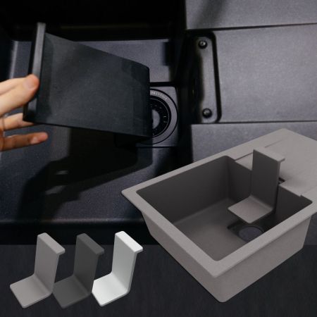 Кухонная мойка Florentina РИВЬЕРА 20.480.C0780.102, черный, артикул 20.480.C0780.102