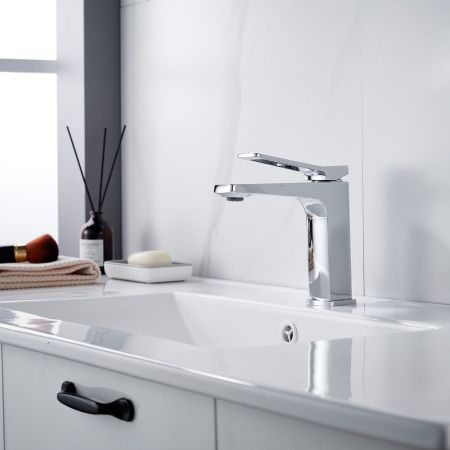 Смеситель для раковины Shevanik S4601, хром, артикул S4601