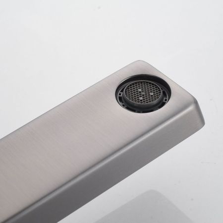 Смеситель для раковины высокий Rose R18T R1811T-1, оружейная сталь