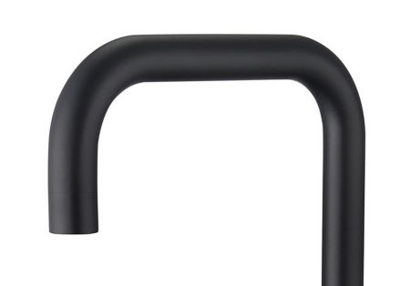 Смеситель для кухни AQUATEK (квадратный излив), матовый черный AQ1080MB, артикул AQ1080MB