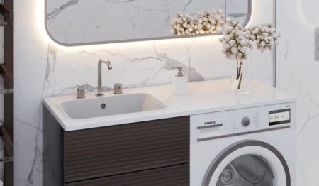 Раковина Paola Bella 1200 L, белый, артикул Bella 1200 L