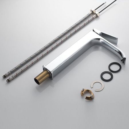 Смеситель для раковины высокий Shevanik S4011, хром, артикул S4011