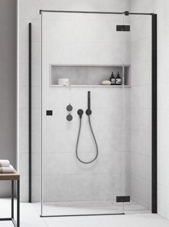 Дверь душевого уголка Radaway Essenza New KDJ 80 L профиль Хром стекло прозрачное, артикул 385043-01-01L