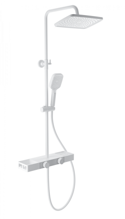 Душевая система WONZON & WOGHAND Shelf, Белый матовый (WW-B3552-MW), артикул WW-B3552-MW