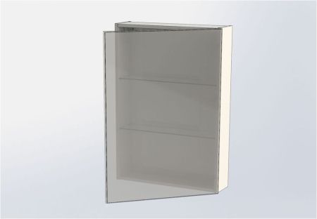 Зеркальный шкаф Aquanet Алвита 60 белый, артикул 00183994