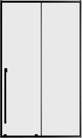 Душевая дверь Allen Brau Fantasy 120 3.11006.31 черный матовый, артикул 3.11006.31