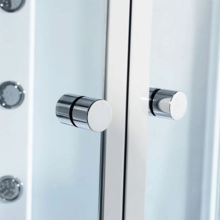 Душевой бокс Orans SR-9907 с баней профиль Белый задние стенки Белые, артикул SR-9907