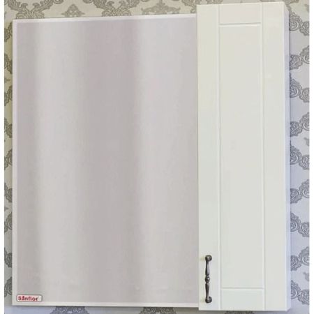 Зеркало со шкафом Sanflor Глория 85 R С000005689 Белое, артикул С000005689