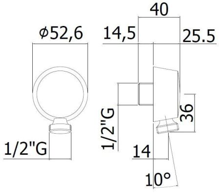 Штуцер CEZARES CZR-AI5