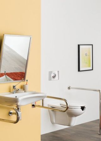 Унитаз Creavit BD320-11CB00E-0000 подвесной для инвалидов Белый без сиденья