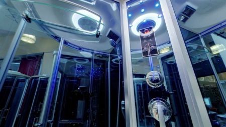 Душевая кабина Timo Standart 100x100 T-1101 с гидромассажем, артикул T-1101