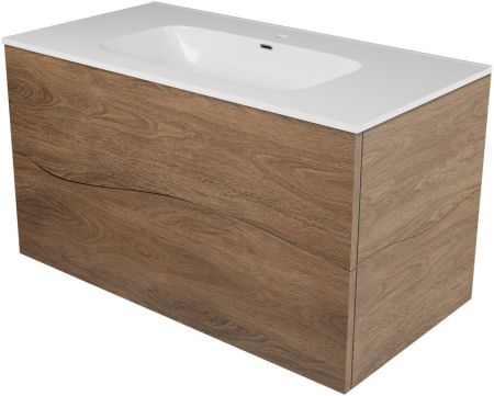 Тумба под раковину Allen Brau Glority 90 1.35001.NW дуб антик, артикул 1.35001.NW