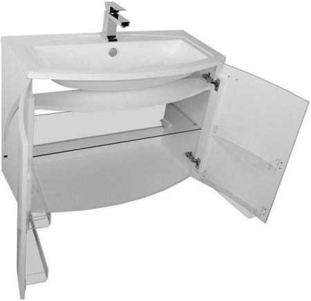 Тумба с раковиной De Aqua Токката 90 белый, артикул 00212678