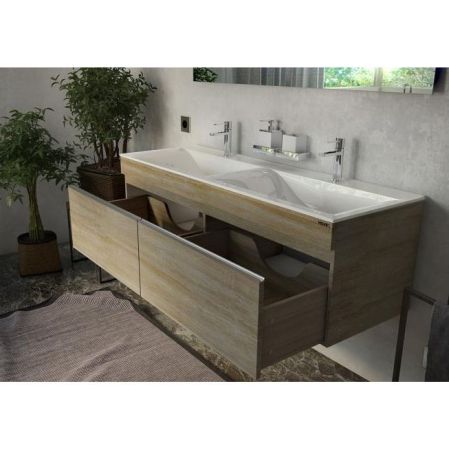 Тумба под раковину Velvex Pulsus 140 tpPUL.140-25 Лен, артикул tpPUL.140-25