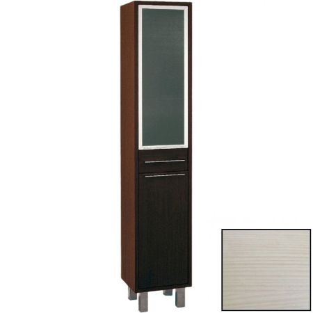 Шкаф пенал SanVit Квадро/Новелла 36 pkvad с фактурой под дерево Лиственница