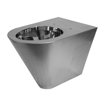 Унитаз подвесной без бака антивандальный Тругор УПббА, сатин, артикул УПббА