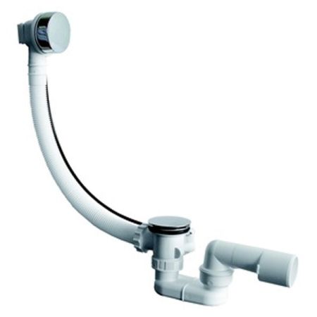 Полуавтоматический слив ванны METAL, 40/50, L = 61 см