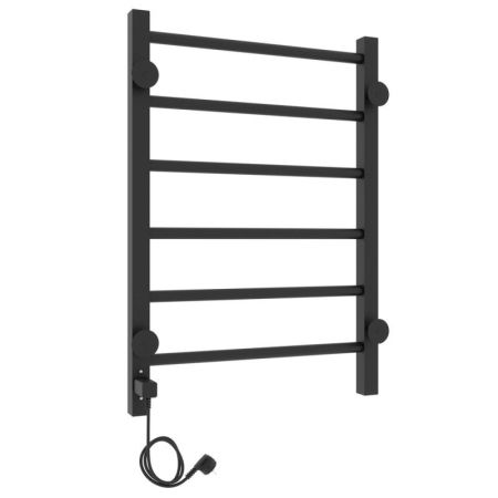 Полотенцесушитель электро "Феличия ЧКЧ6 400х600", черный муар, правый, артикул 73207611